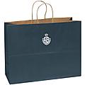 CRESTED PAPER MERCHANDISE BAG with HANDLES